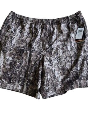 TrueTimber Hybrid Shorts Mens Large Shadow Bark Camo Swim Outdoor NWT